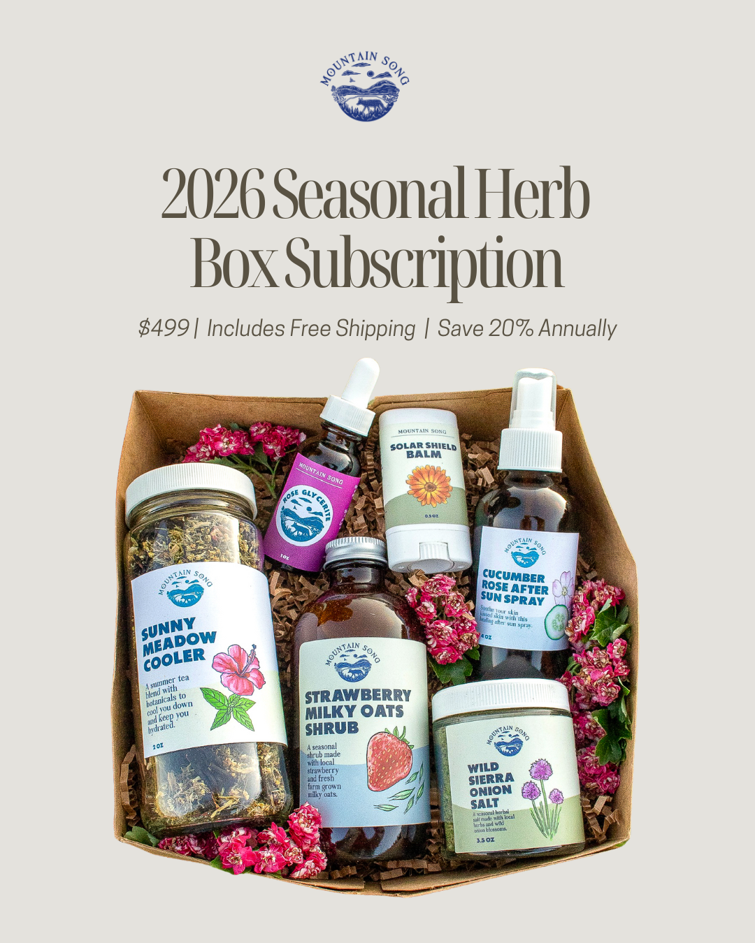 October Presale - 2026 Seasonal Herb Box Subscription