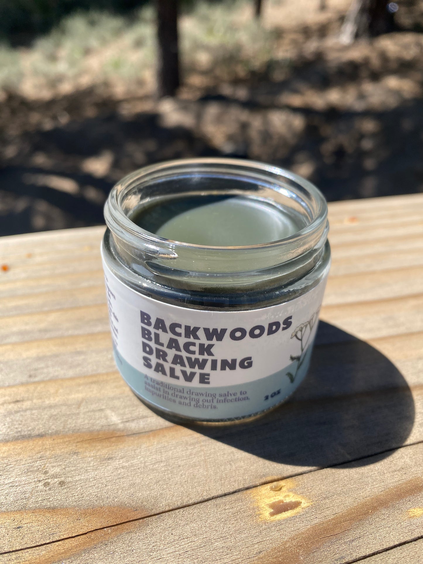 Backwoods Black Drawing Salve
