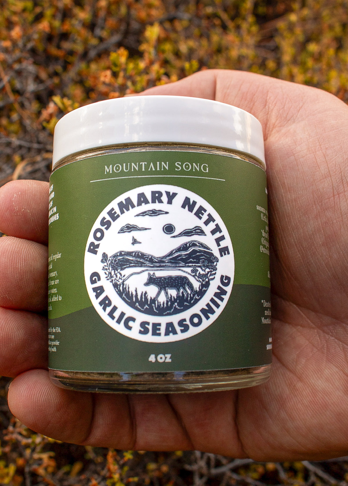 Rosemary Nettle Garlic Seasoning