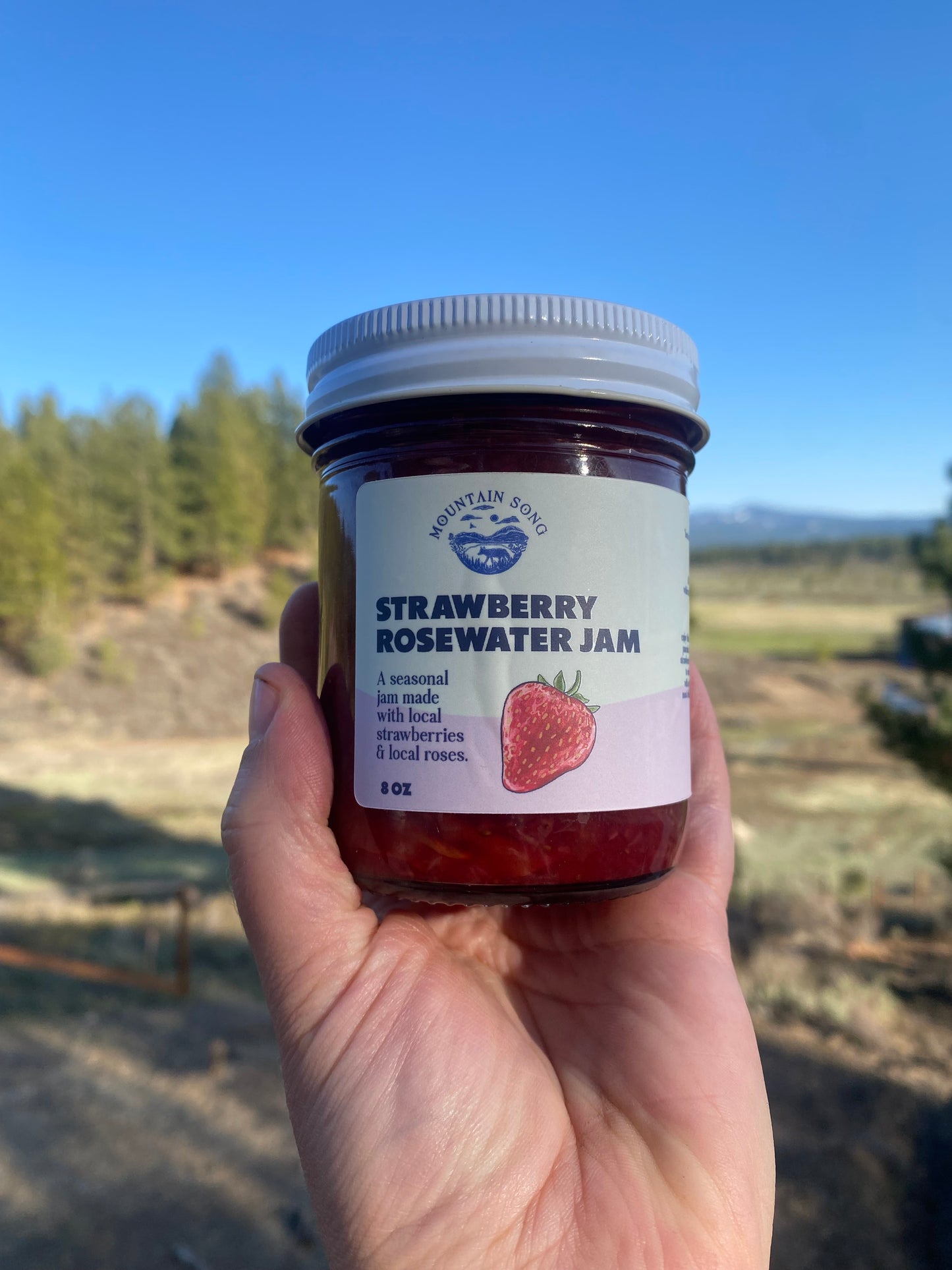 Strawberry Rosewater Jam