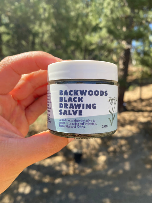Backwoods Black Drawing Salve