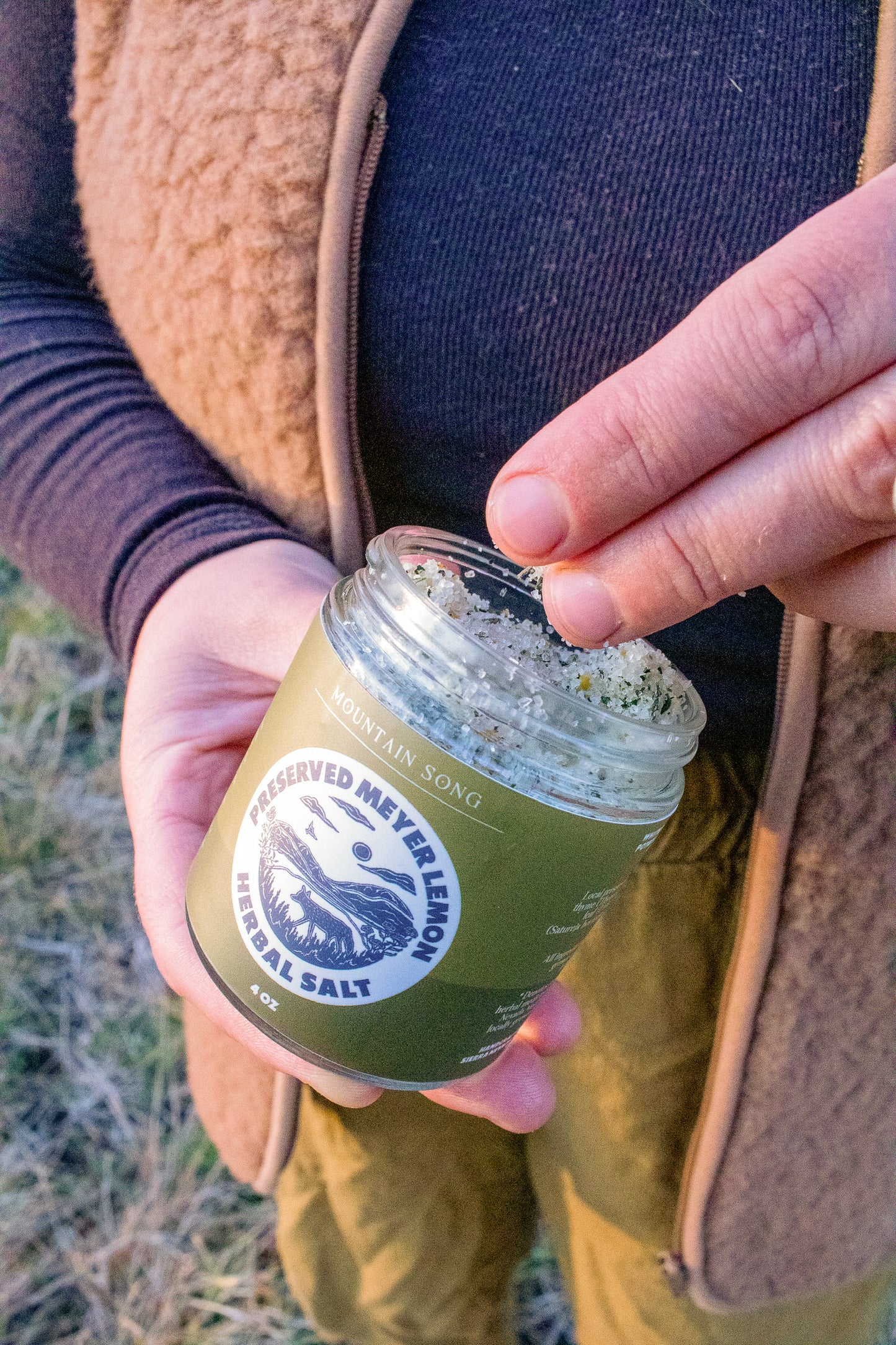 Preserved Meyer Lemon Herbal Salt