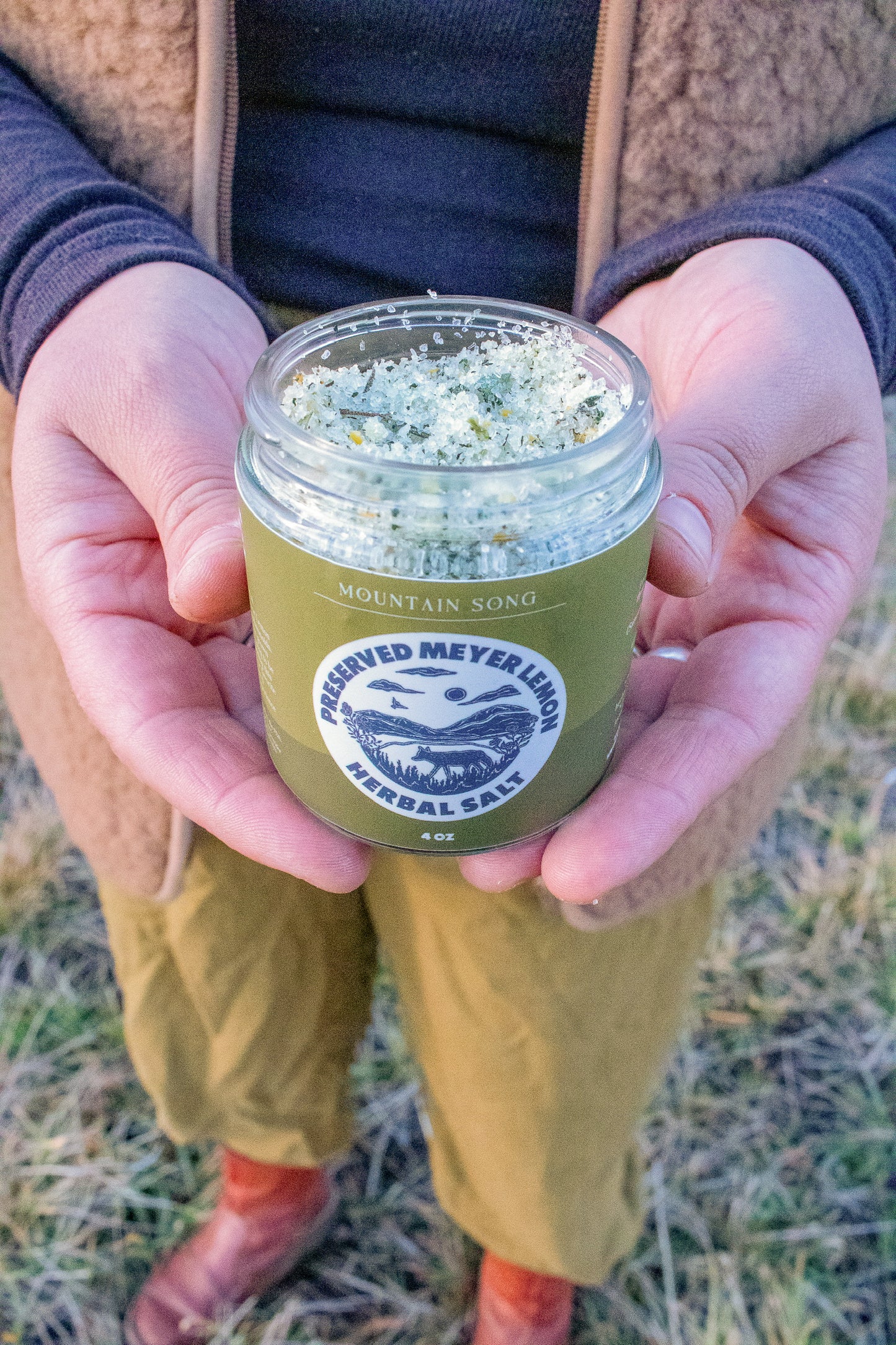 Preserved Meyer Lemon Herbal Salt