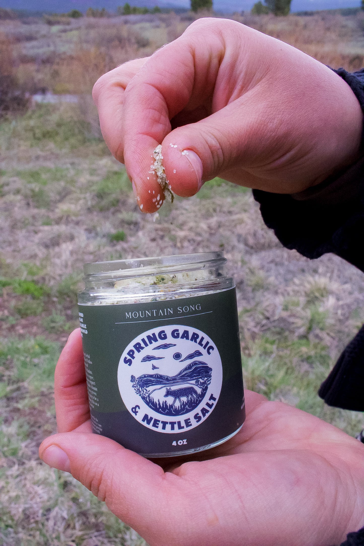 Spring Garlic & Nettle Salt
