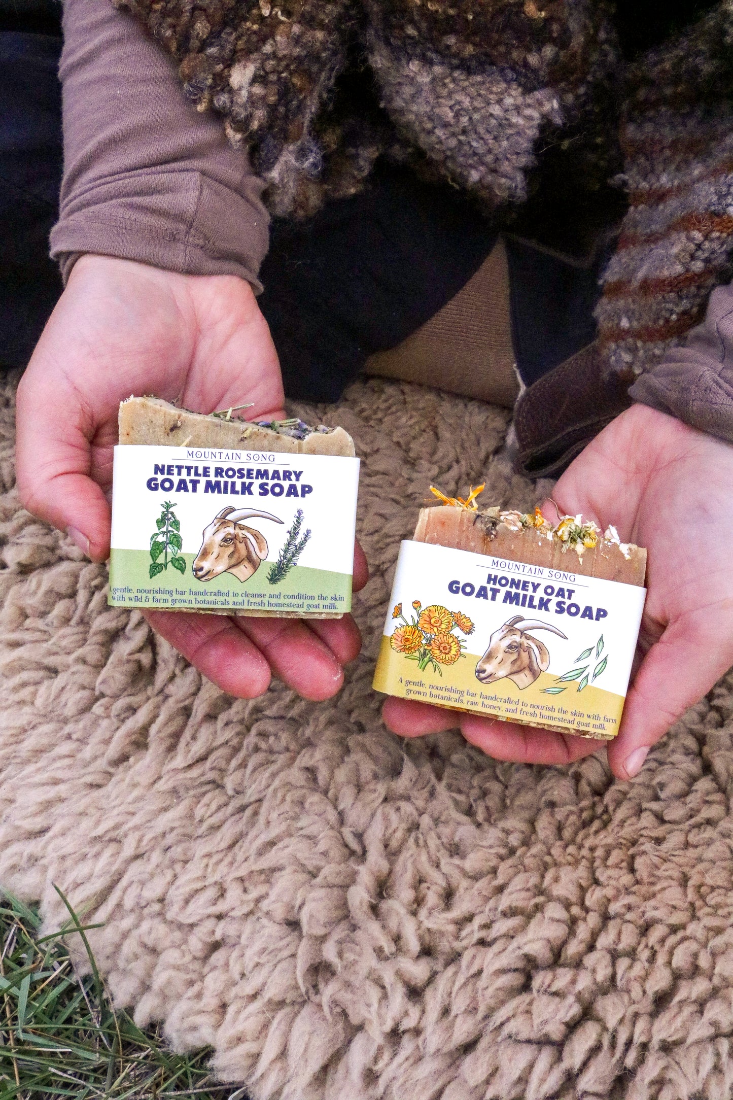 Nettle Rosemary Goat Milk Soap