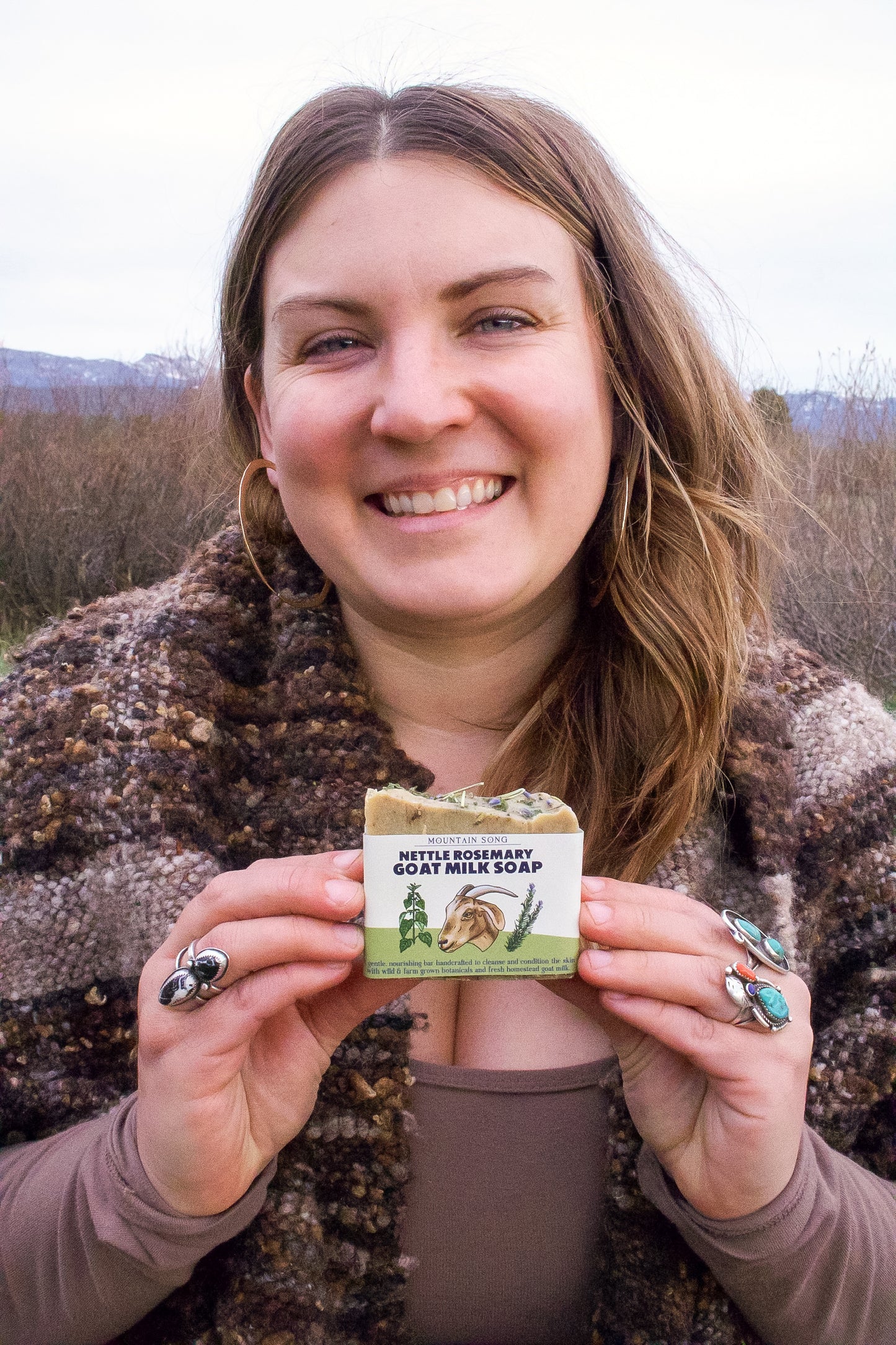 Nettle Rosemary Goat Milk Soap