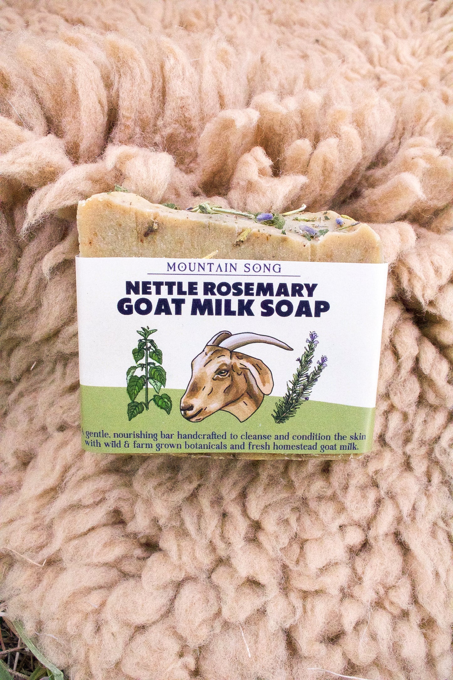 Nettle Rosemary Goat Milk Soap
