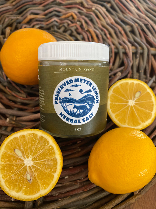 Preserved Meyer Lemon Herbal Salt