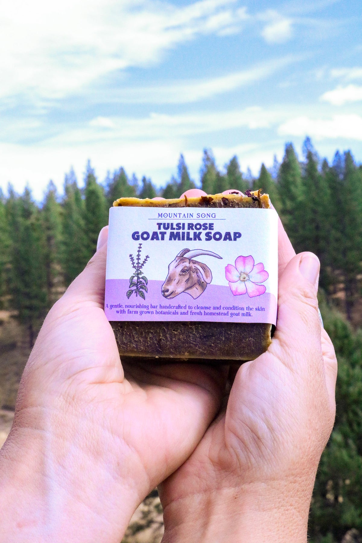 Tulsi Rose Goat Milk Soap